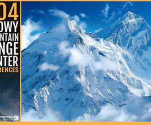 404 Snowy Mountain Range in Winter