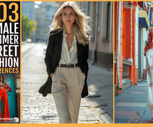 303 Mature Woman Summer Street Fashion