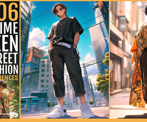 606 Anime Teen Boy Street Fashion