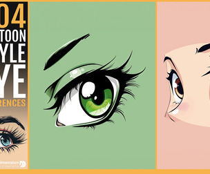 404 cartoon style Eye