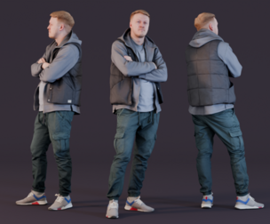 Emerald Observer in Urban Casual Stance