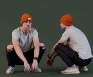 Urban Casual Squat