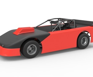 New Zealand Super Saloon race car Version 2 Scale 1:25