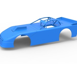 Shell of New Zealand Super Saloon race car V2 Scale 1:25