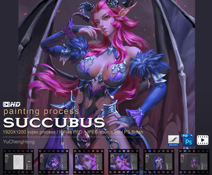 Succubus paint process