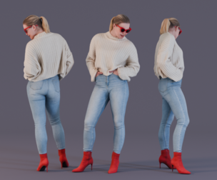 Lots of compliments - Stylish Confidence in Red and Cream