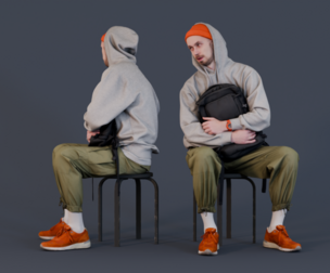 UrbanSway: Seated Streetwear Style