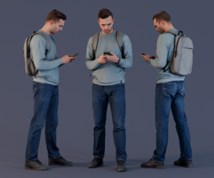 Lost in Location - Young Man Checking Phone for Directions