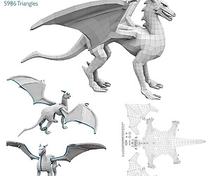 Dragon Base Mesh