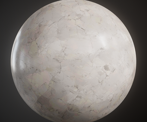 Hand Painted Marble