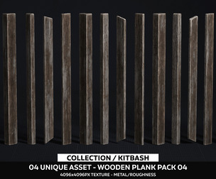 Wooden Plank Pack Vol 04