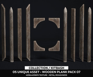 Wooden Plank Pack Vol 07