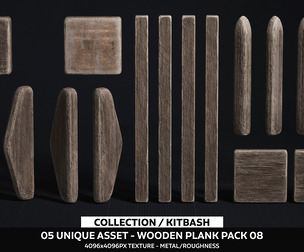Wooden Plank Pack Vol 08