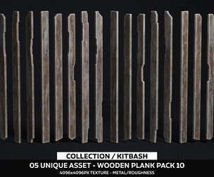 Wooden Plank Pack Vol 10