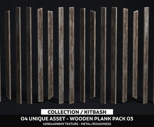 Wooden Plank Pack Vol 03