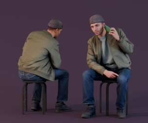 Urban Whisper - Man in Beanie Listening on Phone