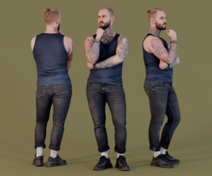 Pondering Thoughts - Tattooed Rebel