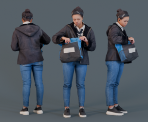 Everyday Explorer - Girl Checking Handbag