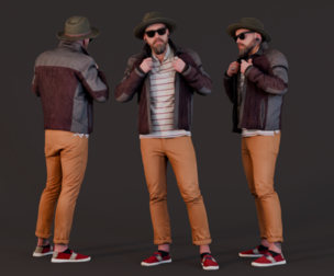 Chic Adventurer - Quilted Jacket Guy