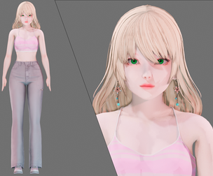 Casual Clothing 0011 - UE5 - Unity - Blender - Animated