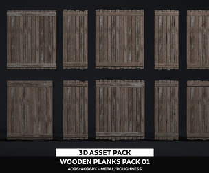 Wooden Planks Pack 01