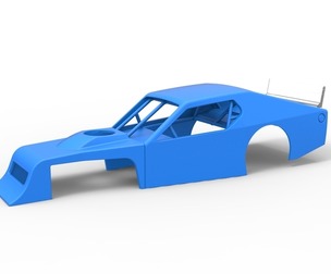 Shell of Asphalt Modified stock car V1 Scale 1:25