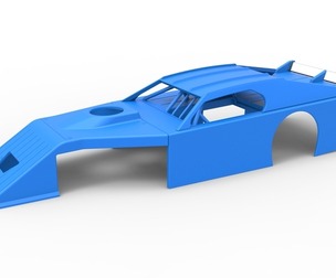 Shell of Asphalt Modified stock car V2 Scale 1:25