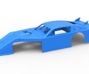 Shell of Asphalt Modified stock car V3 Scale 1:25