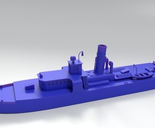 Gardenga river icebreaker 1904 - print