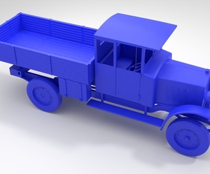Old military truck Ursus A simple