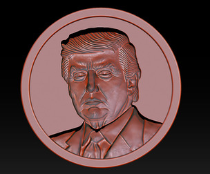 3D Donald Trump Bust