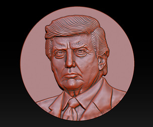 3D Donald Trump Bust