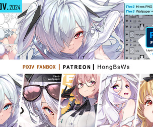November 2024 illustration pack  [Tier3/PSD]