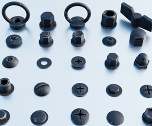 Screws black