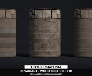 Wood Trim Sheet 01