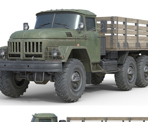 Zil 131 Army Truck