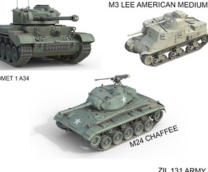5 Military Vehicles Collection V24