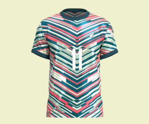 Soccer Football Rose red with blue Jersey Player-11 | Marvelous | Blender