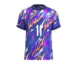 Soccer Football Royal Blue Jersey Player-11  | Marvelous | Blender