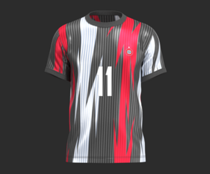 Soccer Football White and Blue Jersey Player-11 | Marvelous | Blender