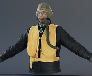 German WWII Pilot