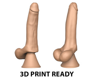 3D Print Ready Dildo
