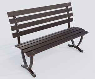 Bench brown vB