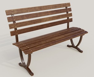 Bench brown vA