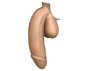 3D Print Ready Monster Penis