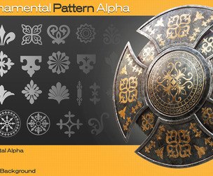 100 Ornamental Pattern 4K Alpha