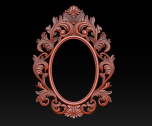 Mirror frame 3d - CNC machine -  3D CNC