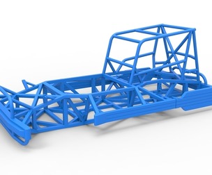 Frame of New Zealand Superstock car Scale 1:25