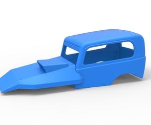 Shell of New Zealand Superstock car Scale 1:25