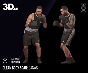 Clean Body 3D Scan | Danas Clothed Boxer